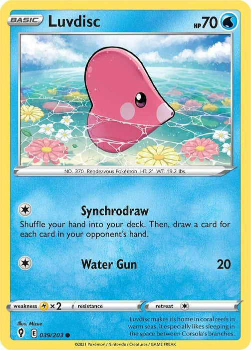 Luvdisc (039/203) [Sword & Shield: Evolving Skies] - for just $0.10! 