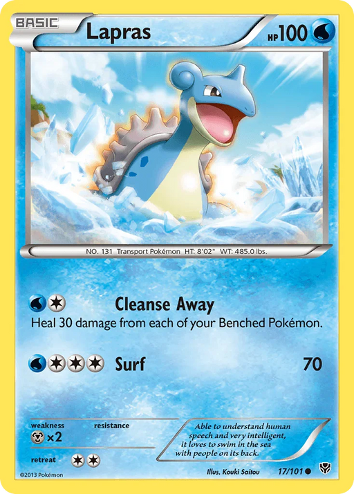 Lapras (17/101) [Black & White: Plasma Blast] - for just $0.20! 
