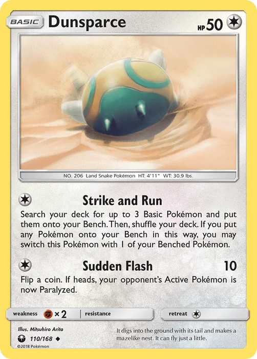 Dunsparce (110/168) [Sun & Moon: Celestial Storm] - for just $0.15! 
