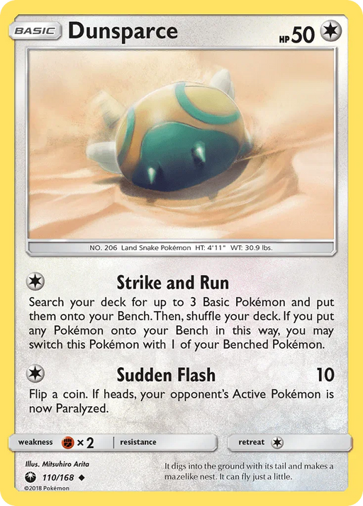 Dunsparce (110/168) [Sun & Moon: Celestial Storm] - for just $0.15! 
