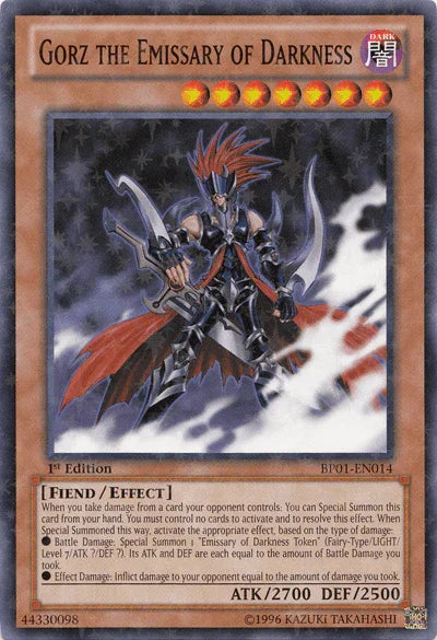 Gorz the Emissary of Darkness [BP01-EN014] Starfoil Rare - for just $1.50! 