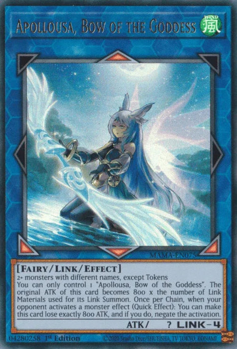 Apollousa, Bow of the Goddess [MAMA-EN075] Ultra Rare - for just $0.30! 