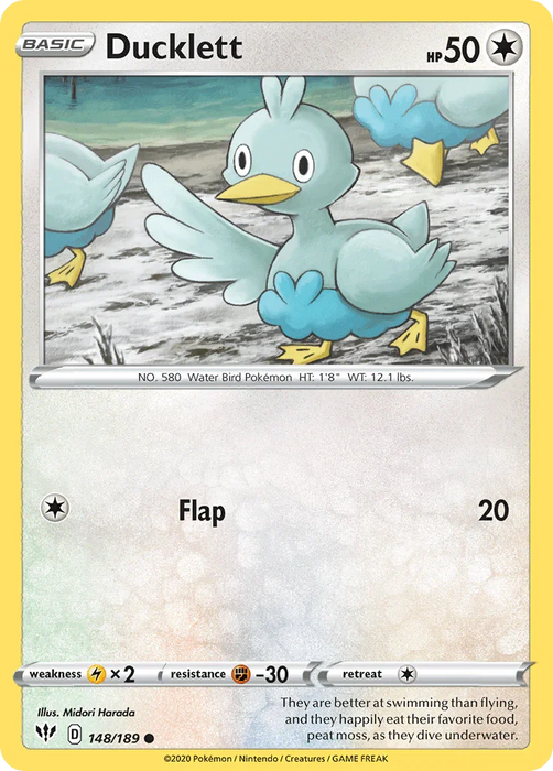 Ducklett (148/189) [Sword & Shield: Darkness Ablaze] - for just $0.10! 