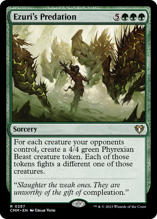 Ezuri's Predation (CMM-287) - Commander Masters - for just $1.65! 