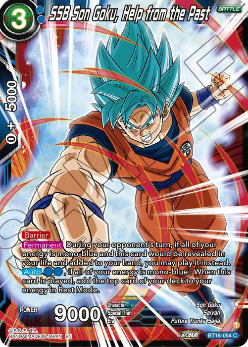 SSB Son Goku, Help from the Past (BT18-054) [Dawn of the Z-Legends] - for just $0.10! 