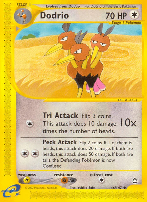 Dodrio (46/147) [Aquapolis] - for just $4.45! 
