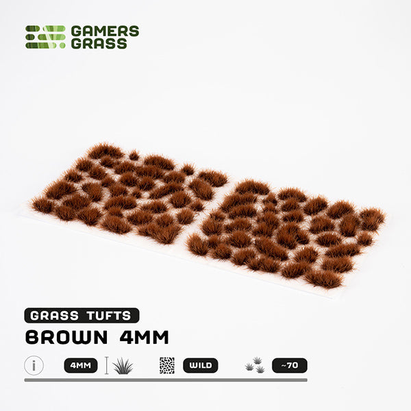 Gamers Grass Tufts: Brown 4mm- Wild - for just $5.95! 