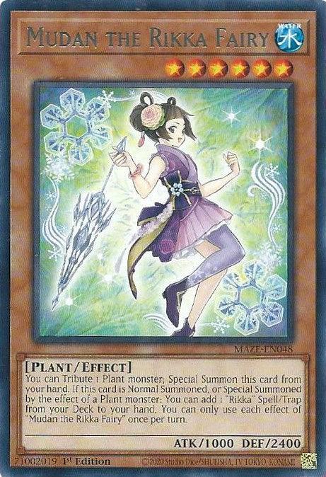 Mudan the Rikka Fairy [MAZE-EN048] Rare - for just $0.10! 