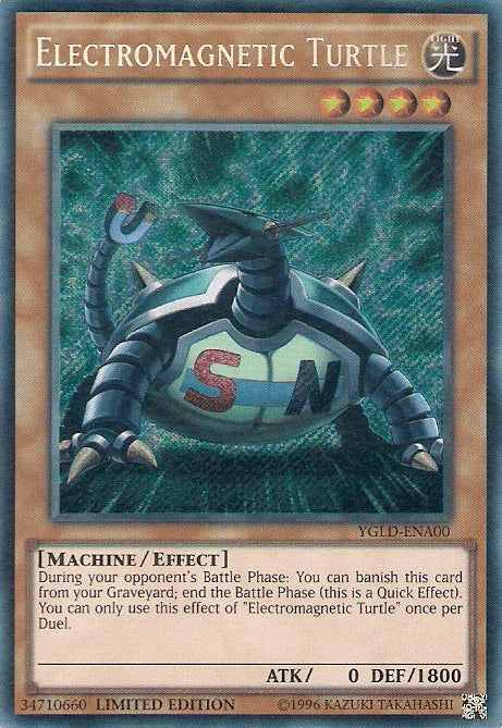 Electromagnetic Turtle [YGLD-ENA00] Secret Rare - for just $0.15! 