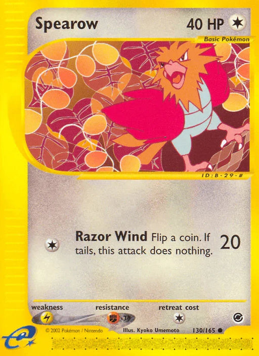 Spearow (130/165) [Expedition: Base Set] - for just $1.35! 