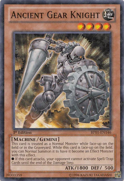 Ancient Gear Knight [BP01-EN146] Starfoil Rare - for just $0.30! 