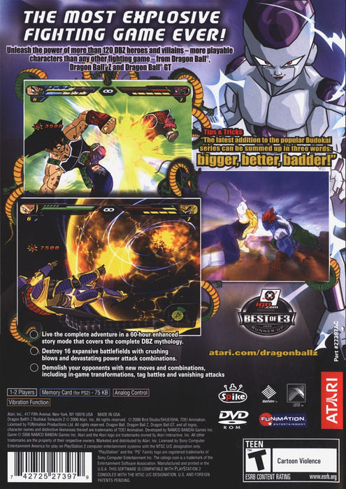 Dragon Ball Z: Budokai Tenkaichi 2 – PlayStation 2 (PS2) - for just $29.99! 