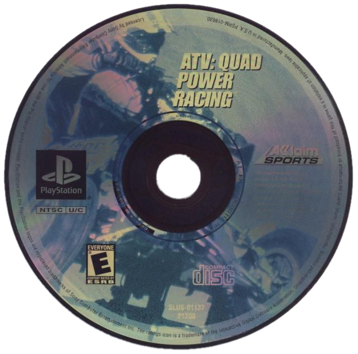 ATV Quad: Power Racing – PlayStation 1 (PS1) - for just $6.99! 