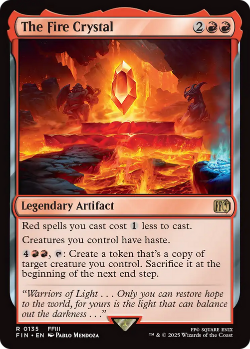 The Fire Crystal (FIN-135) - FINAL FANTASY Foil - for just $2.12! 