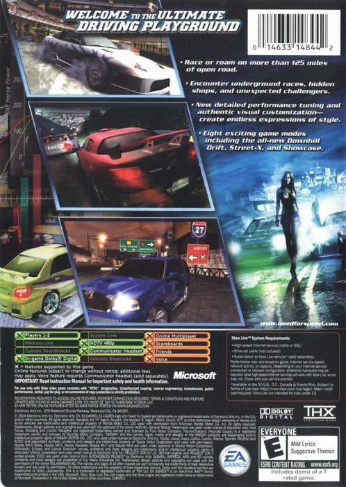Need for Speed: Underground 2 – Xbox (XBOX) - for just $16.99! 