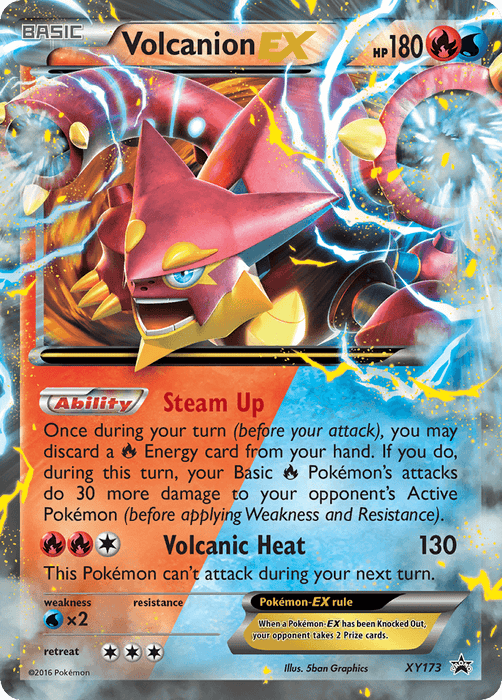 Volcanion EX (XY173) [XY: Black Star Promos] - for just $0.80! 