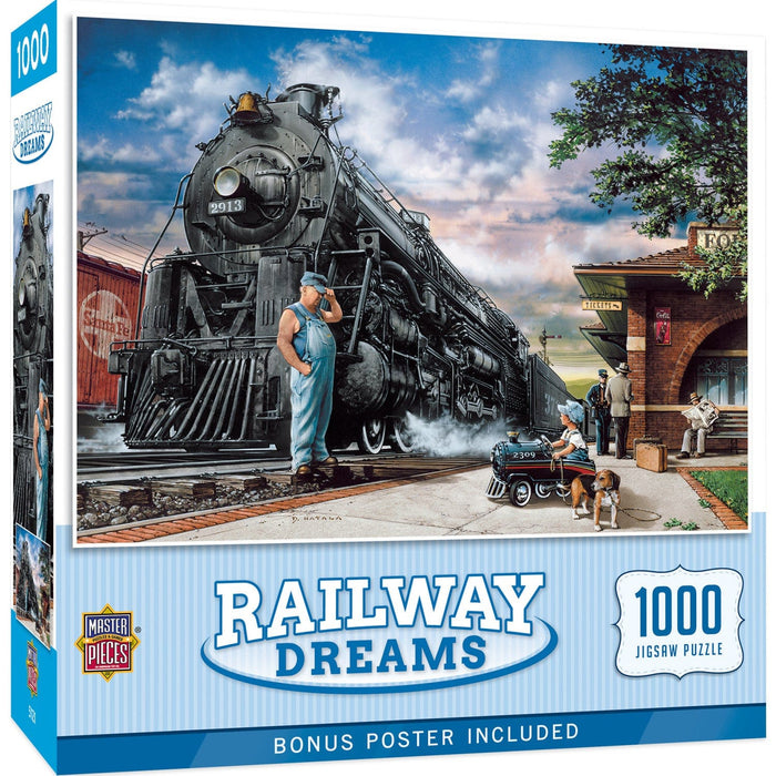 Childhood Dreams - Railway Dreams 1000 Piece Jigsaw Puzzle - for just $16.99! 