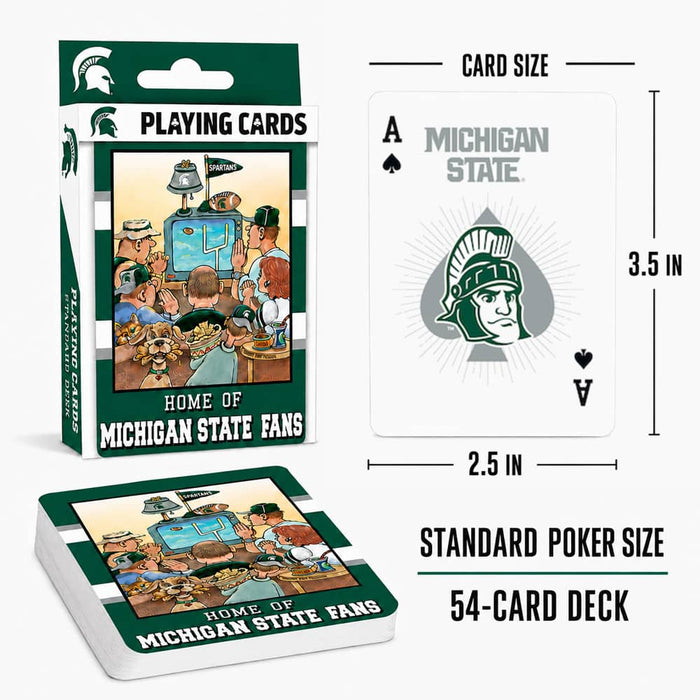 Michigan State Spartans Fan Deck Playing Cards - 54 Card Deck - for just $7.99! 