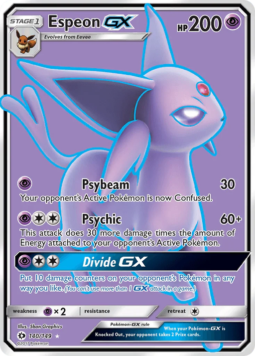 Espeon GX (140/149) [Sun & Moon: Base Set] - for just $13.10! 