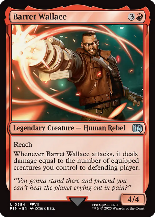 Barret Wallace (FIN-584) - FINAL FANTASY Foil - for just $1.15! 