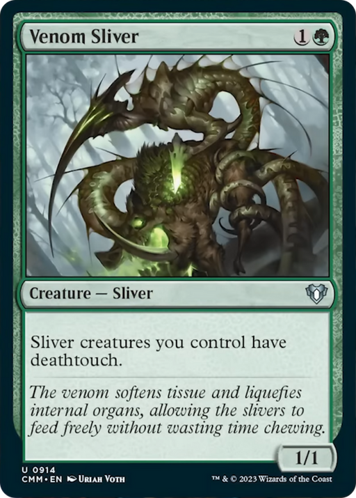 Venom Sliver [Commander Masters] - Just $0.30! Shop now at Retro Gaming of Denver