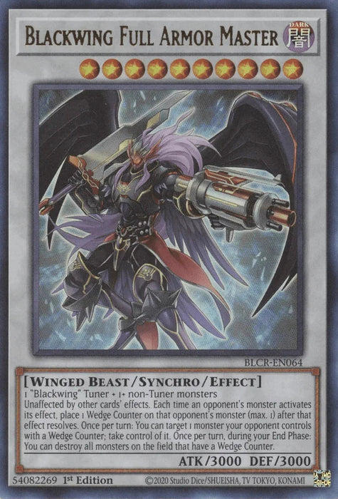 Blackwing Full Armor Master [BLCR-EN064] Ultra Rare - for just $0.15! 