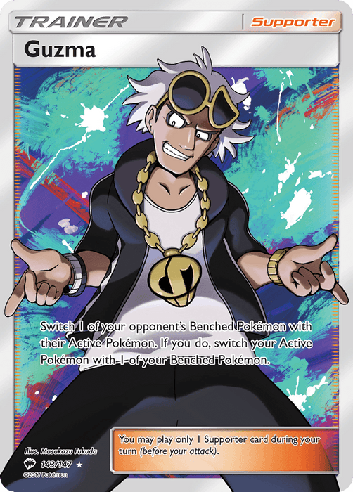Guzma (143/147) [Sun & Moon: Burning Shadows] - for just $8.65! 