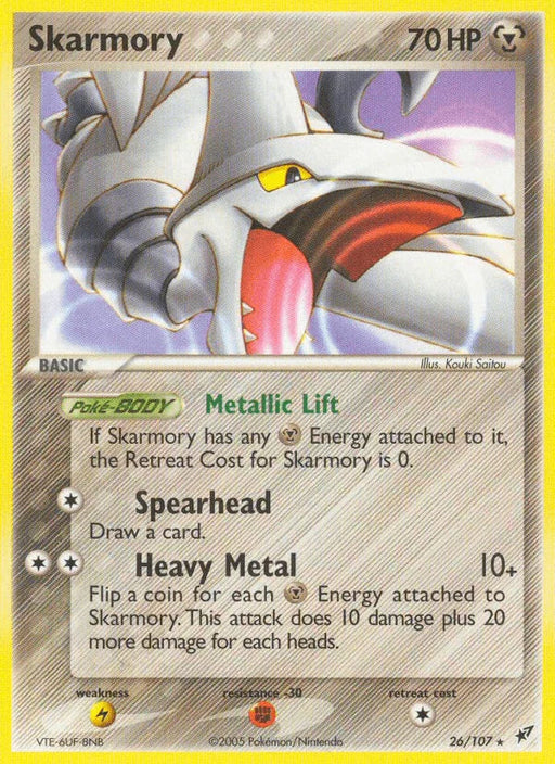 Skarmory (26/107) [EX: Deoxys] - for just $0.65! 