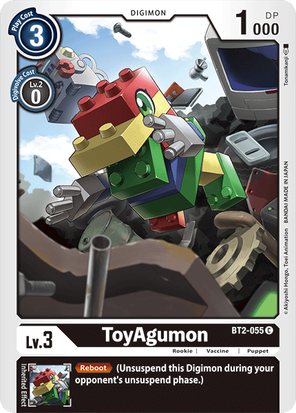 ToyAgumon [BT2-055] [Release Special Booster Ver.1.0] - Just $0.09! Shop now at Retro Gaming of Denver