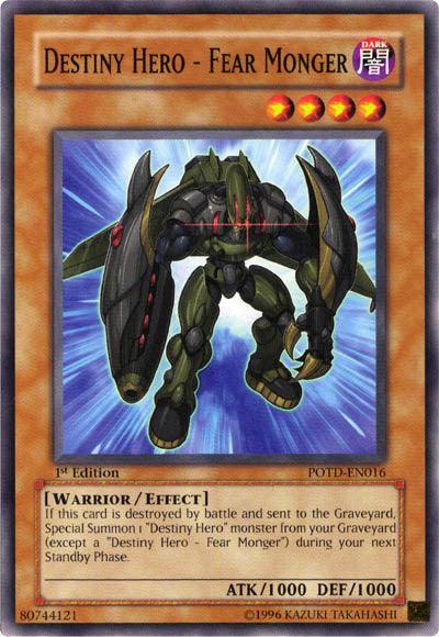 Destiny Hero - Fear Monger [POTD-EN016] Common - for just $0.10! 
