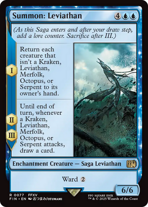 Summon: Leviathan (FIN-077) - FINAL FANTASY: (enchantment) Foil - for just $0.53! 