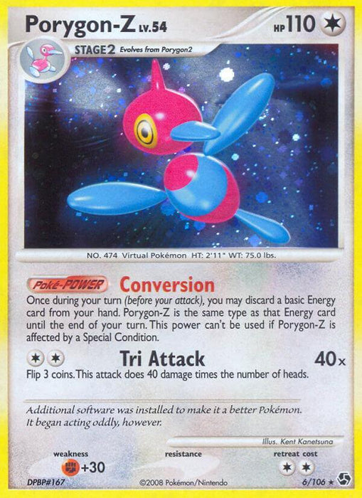 Porygon Z (6/106) (Theme Deck Exclusive) [Diamond & Pearl: Great Encounters] - for just $1! 