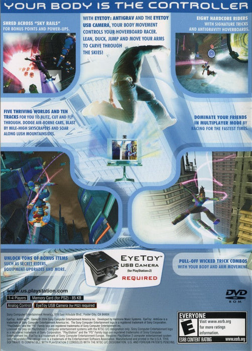 EyeToy: AntiGrav – PlayStation 2 (PS2) - for just $5.99! 