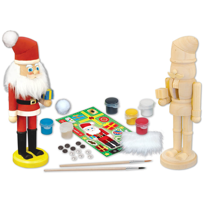 Holiday Craft Kit - Nutcracker Santa Wood Craft & Paint Kit - Just $16.99! Shop now at Retro Gaming of Denver