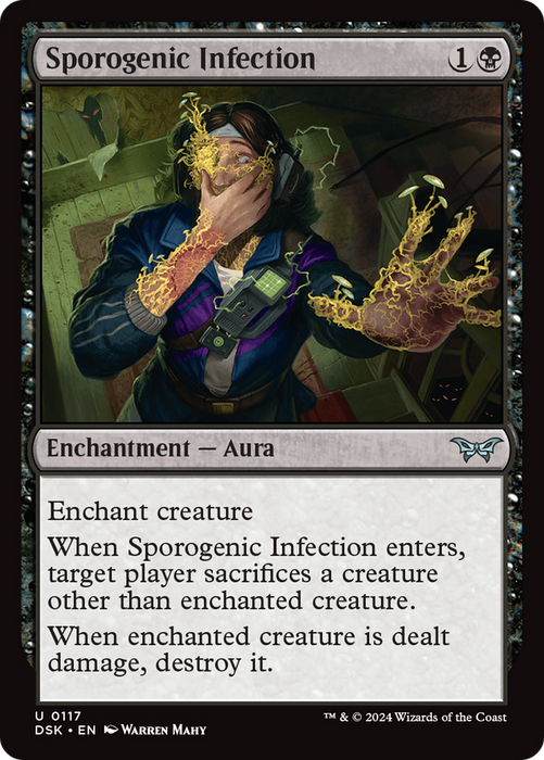 Sporogenic Infection (DSK-117) - Duskmourn: House of Horror Foil - for just $0.05! 