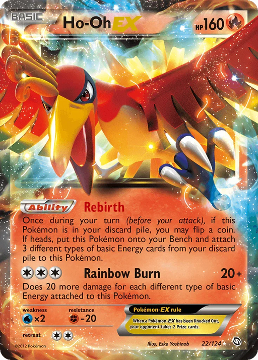 Ho-Oh EX (22/124) [Black & White: Dragons Exalted] - for just $2.55! 
