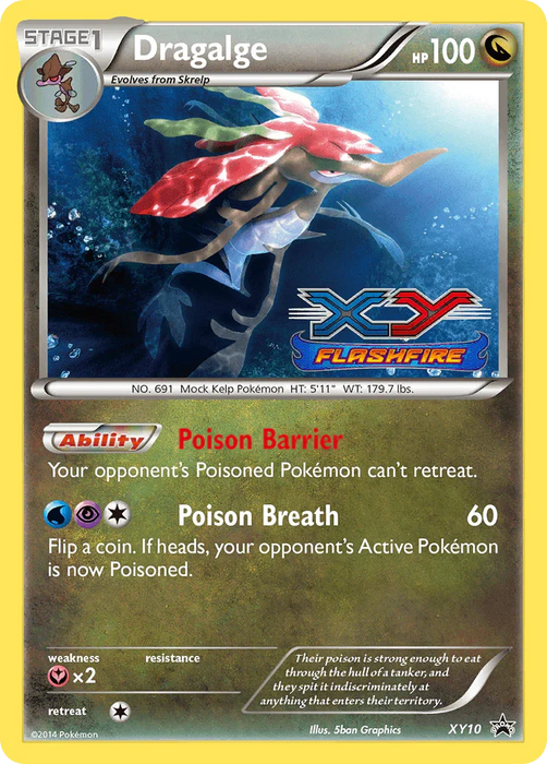 Dragalge (XY10) [XY: Black Star Promos] - for just $5.20! 