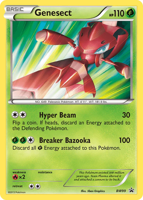 Genesect (BW99) [Black & White: Black Star Promos] - for just $2.50! 