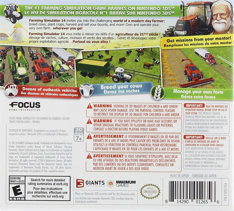 Farming Simulator 14 – Nintendo 3DS (3DS) - for just $11.99! 