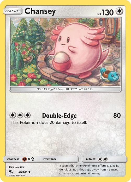 Chansey (46/68) [Sun & Moon: Hidden Fates] - for just $0.10! 