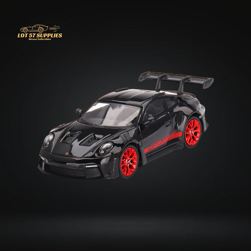 Mini-GT Porsche 911 992 GT3 RS Black with Pyro Red #681 1:64 MGT00681 - Just $18.99! Shop now at Retro Gaming of Denver
