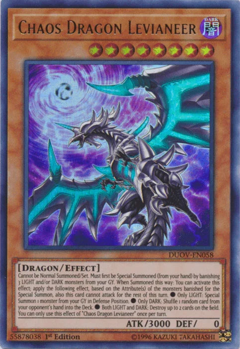 Chaos Dragon Levianeer [DUOV-EN058] Ultra Rare - for just $0.35! 