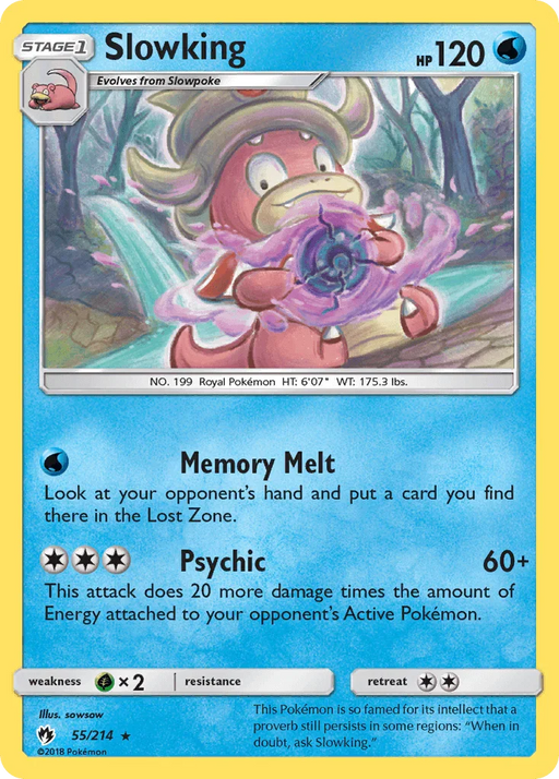 Slowking (55/214) [Sun & Moon: Lost Thunder] - for just $1.20! 