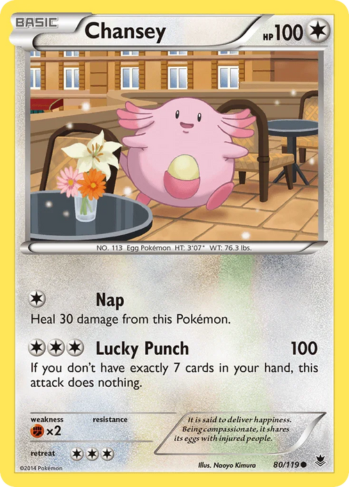 Chansey (80/119) [XY: Phantom Forces] - for just $0.15! 