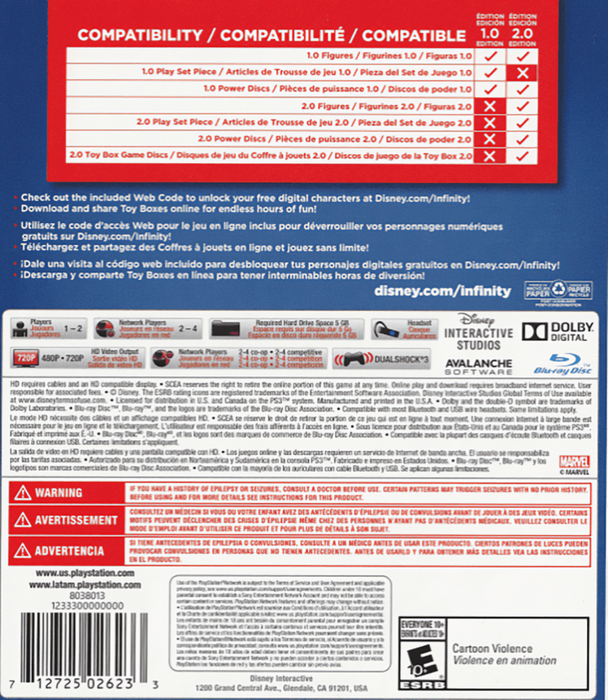 Disney Infinity 2.0 – PlayStation 3 (PS3) - for just $4.99! 
