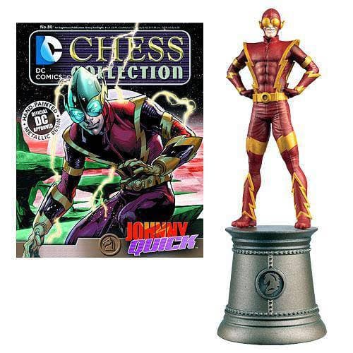 Eaglemoss DC Superhero Johnny Quick White Knight Chess Piece with Collector Magazine - for just $28.67! 