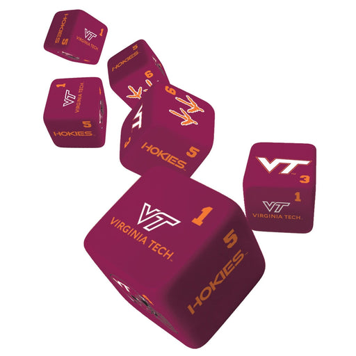 Virginia Tech Hokies Dice Set - 19mm - for just $7.99! 