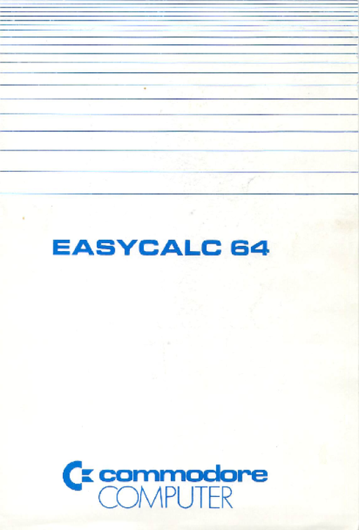 Easycalc (Commodore 64) - for just $0! 