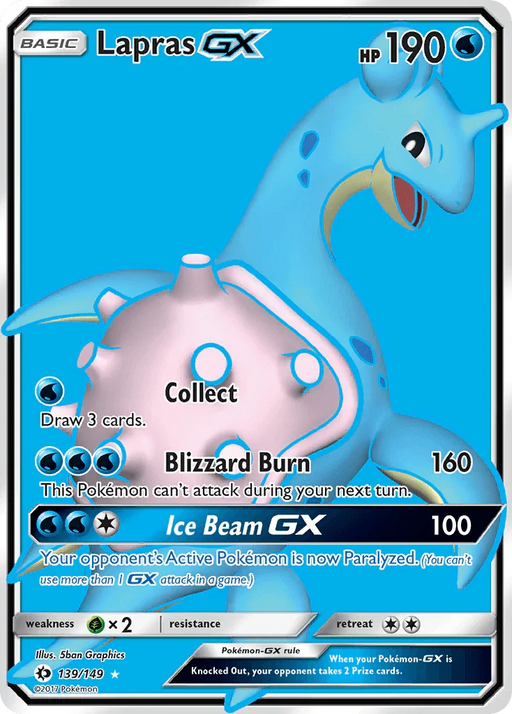 Lapras GX (139/149) [Sun & Moon: Base Set] - for just $4.10! 