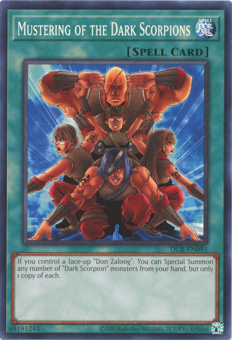Mustering of the Dark Scorpions (25th Anniversary) [DCR-EN093] Common - for just $0.10! 